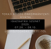 Igazgatási szünet 2025.